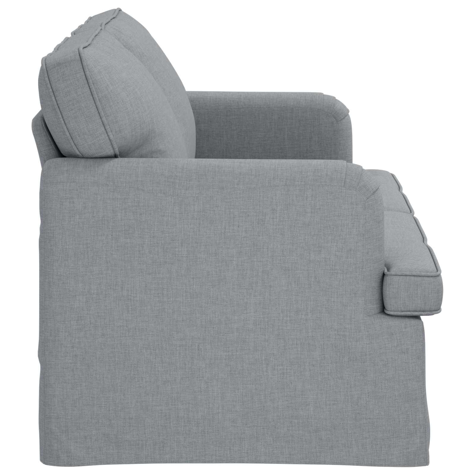 vidaXL Sofa Jasnoszary 162 x 80 x 85 cm tkanina