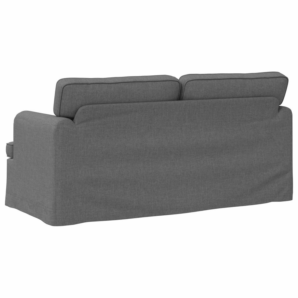 vidaXL Sofa Ciemnoszary 162 x 80 x 85 cm tkanina
