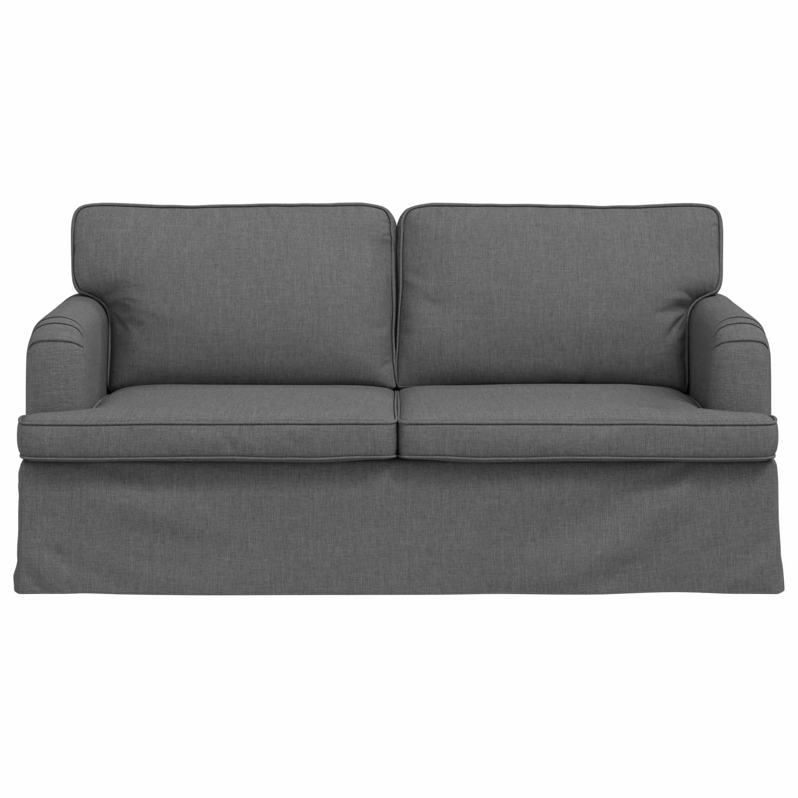 vidaXL Sofa Ciemnoszary 162 x 80 x 85 cm tkanina