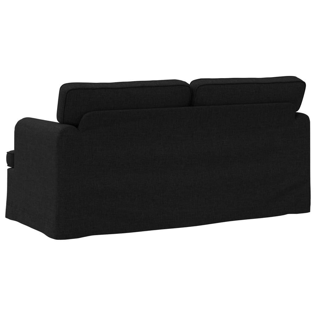 vidaXL Sofa Czarny 162 x 80 x 85 cm tkanina