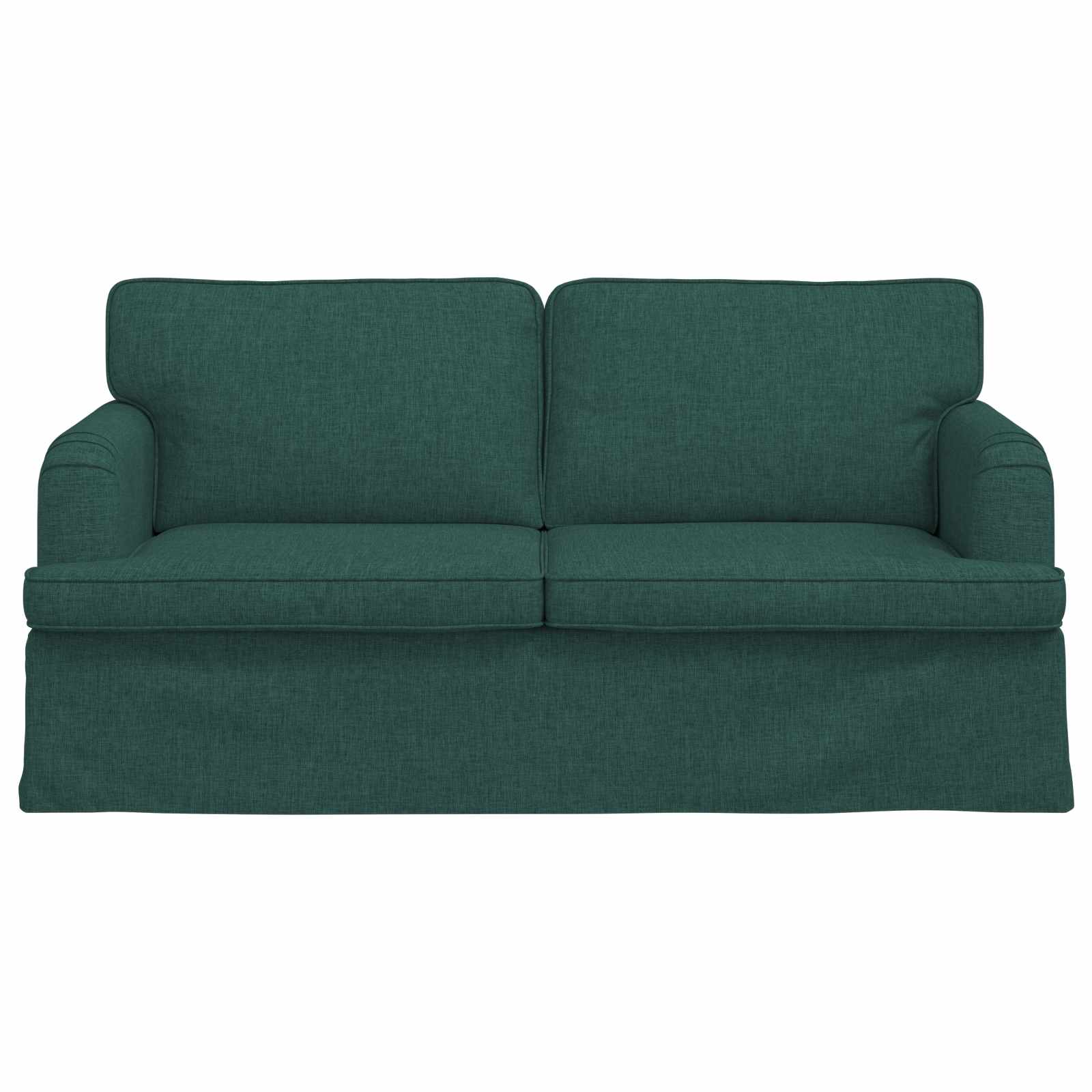 vidaXL Sofa Ciemna zieleń 162 x 80 x 85 cm tkanina
