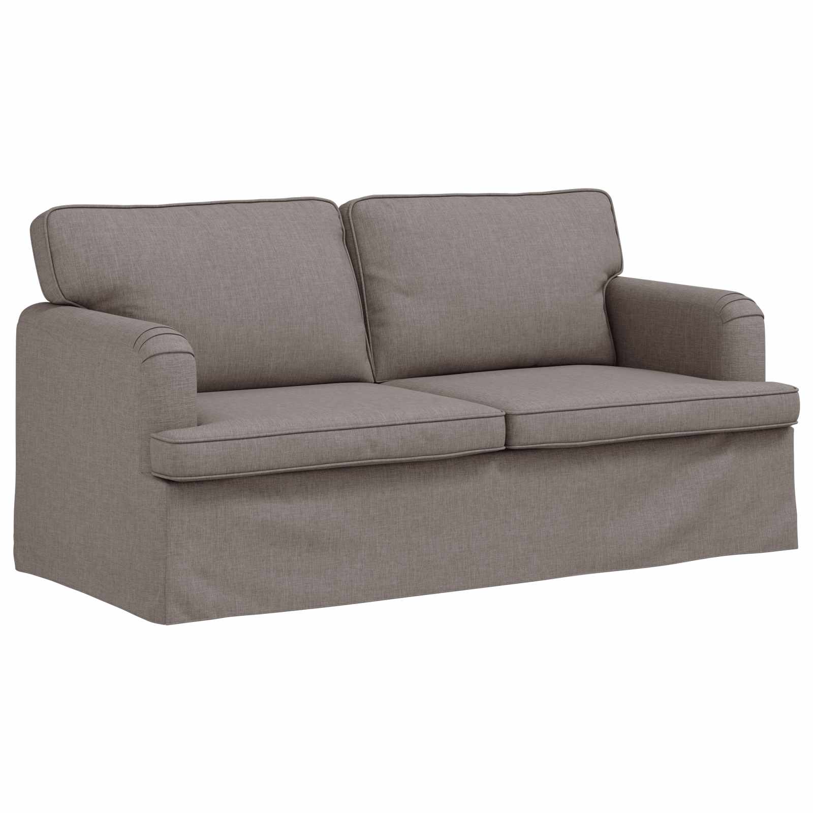 vidaXL Sofa Ciemnoszary 162 x 80 x 85 cm tkanina