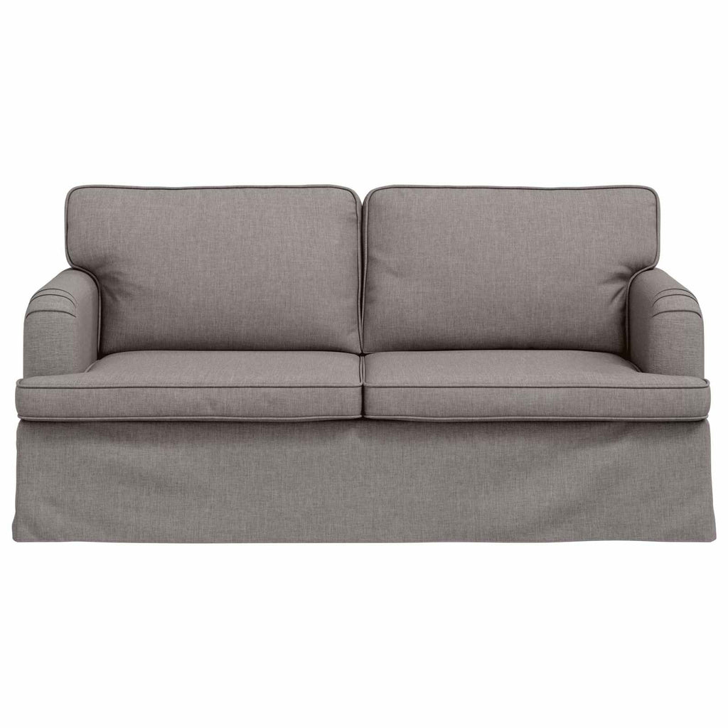 vidaXL Sofa Ciemnoszary 162 x 80 x 85 cm tkanina