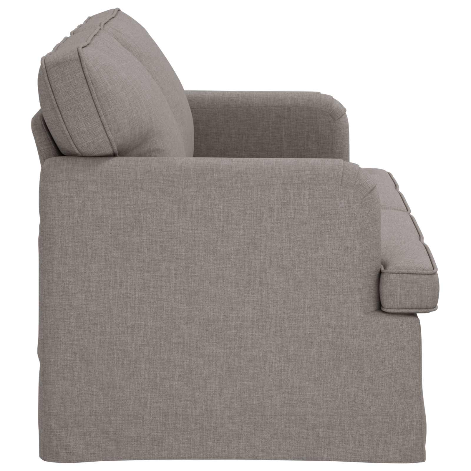 vidaXL Sofa Ciemnoszary 162 x 80 x 85 cm tkanina