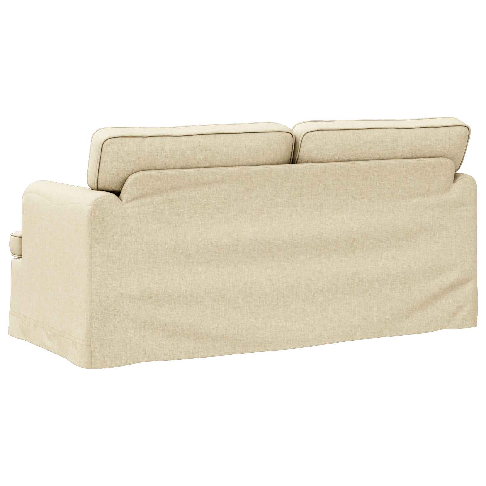 vidaXL Sofa Kremowy 162 x 80 x 85 cm tkanina