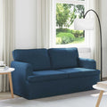 vidaXL Sofa Niebieski 162 x 80 x 85 cm tkanina