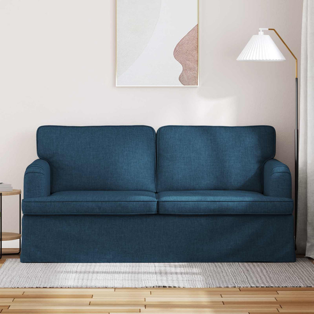 vidaXL Sofa Niebieski 162 x 80 x 85 cm tkanina