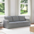 vidaXL Sofa Jasnoszary 201 x 80 x 85 cm tkanina