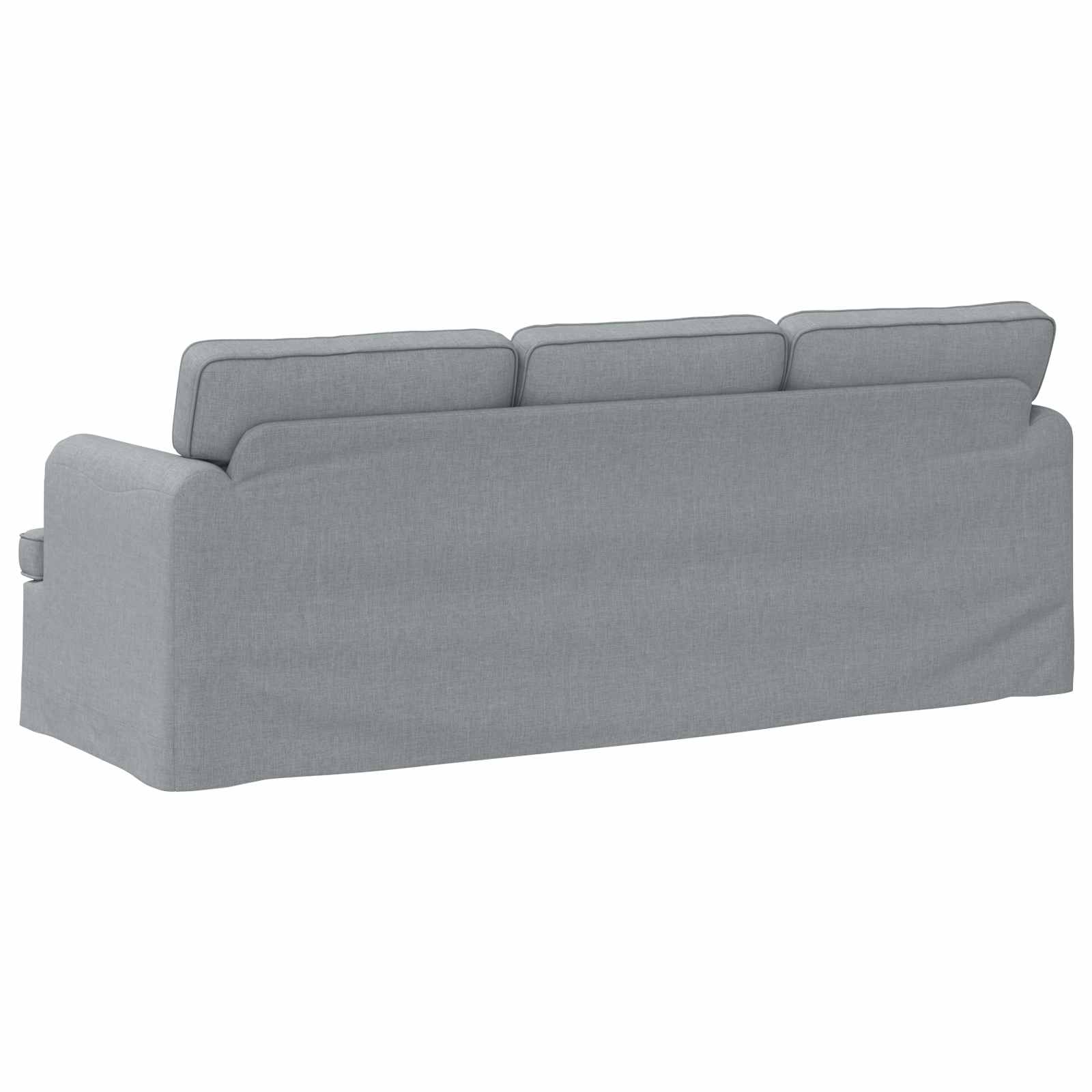 vidaXL Sofa Jasnoszary 201 x 80 x 85 cm tkanina