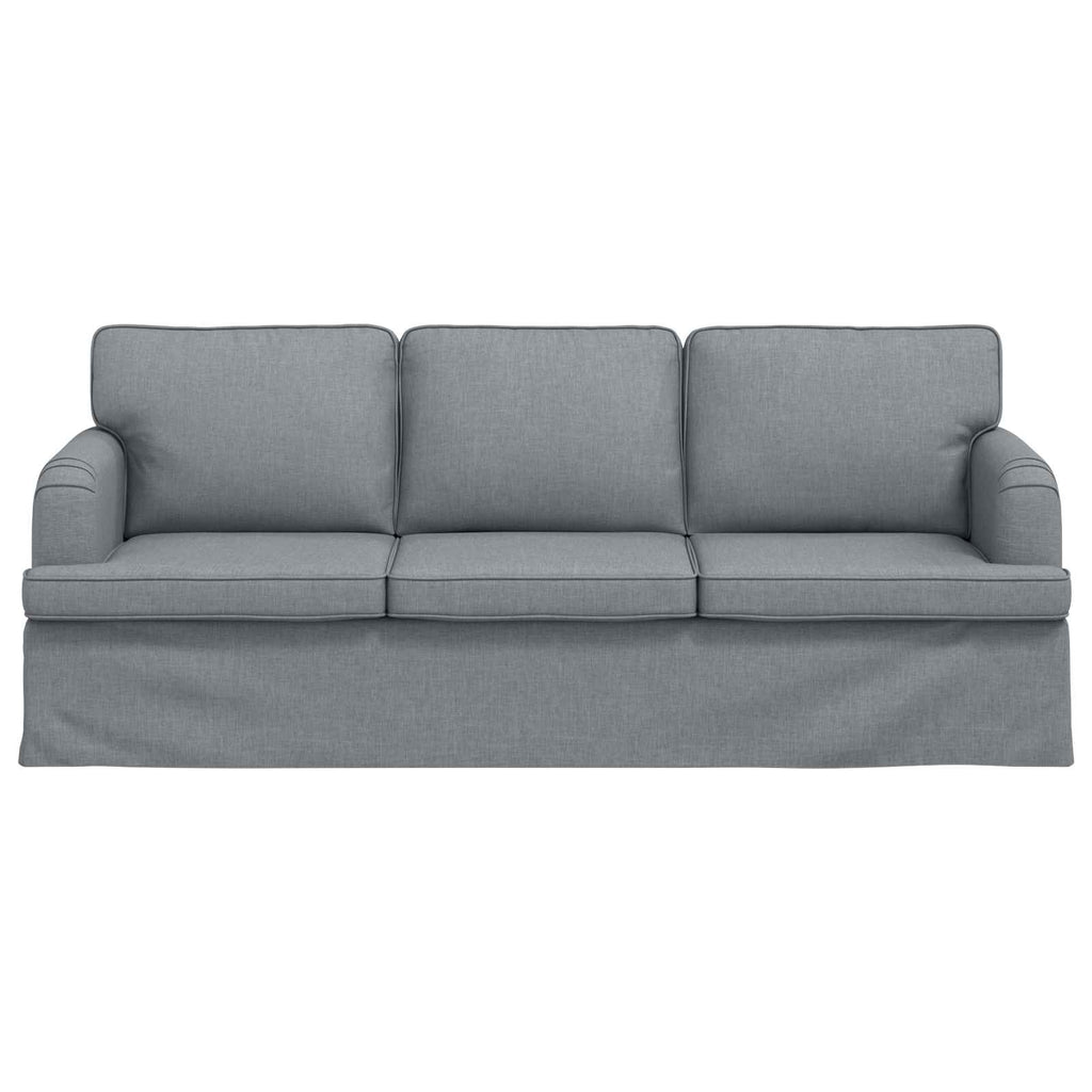 vidaXL Sofa Jasnoszary 201 x 80 x 85 cm tkanina