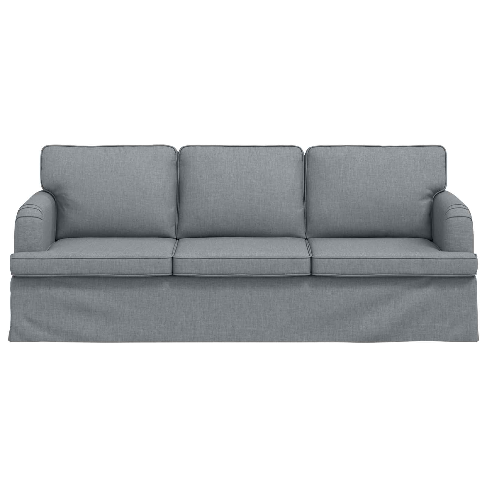 vidaXL Sofa Jasnoszary 201 x 80 x 85 cm tkanina