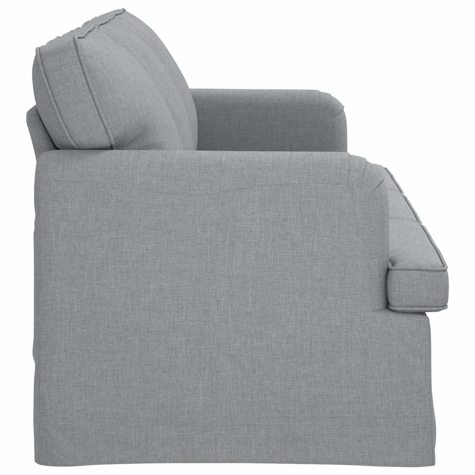 vidaXL Sofa Jasnoszary 201 x 80 x 85 cm tkanina
