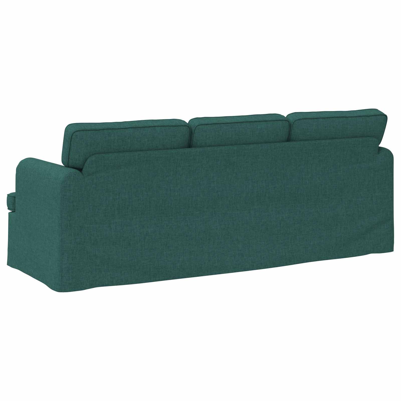 vidaXL Sofa Ciemna zieleń 201 x 80 x 85 cm tkanina