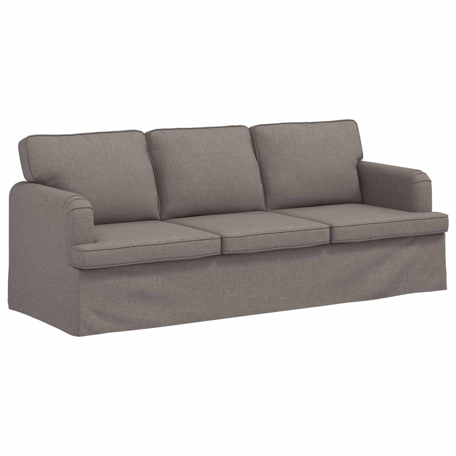 vidaXL Sofa Ciemnoszary 201 x 80 x 85 cm tkanina