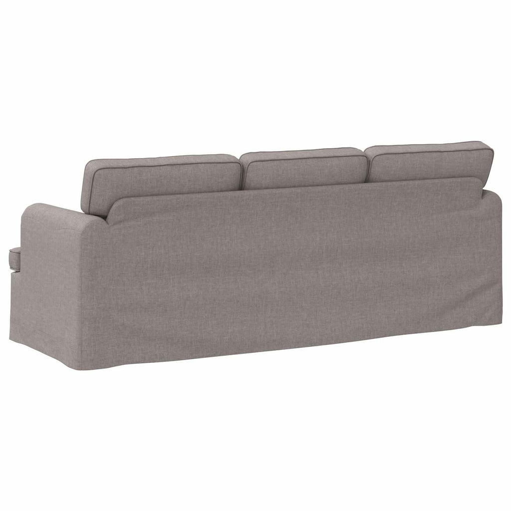 vidaXL Sofa Ciemnoszary 201 x 80 x 85 cm tkanina