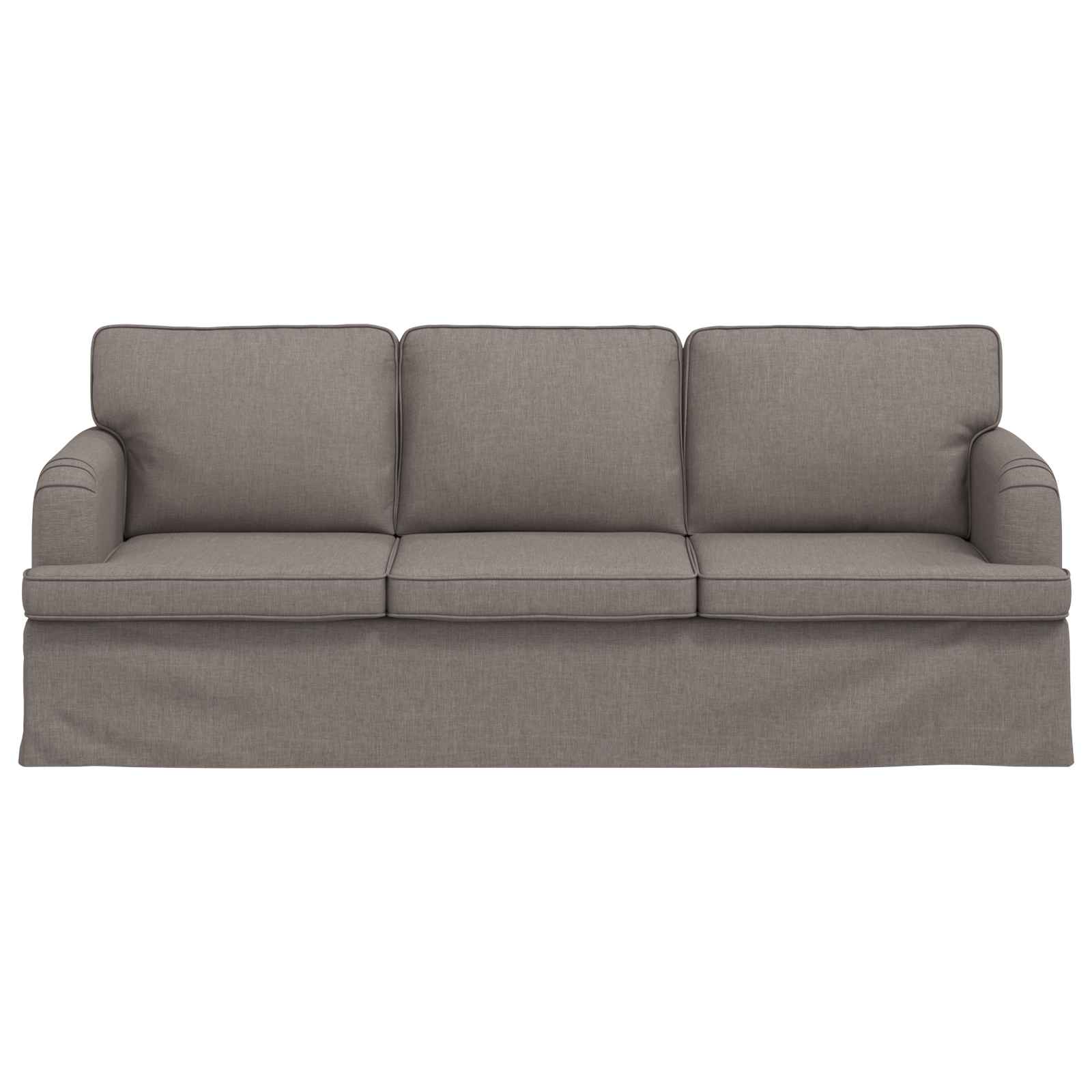 vidaXL Sofa Ciemnoszary 201 x 80 x 85 cm tkanina