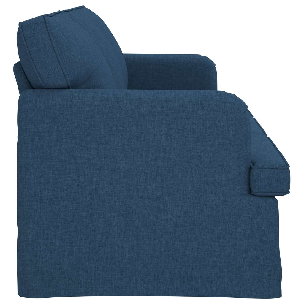 vidaXL Sofa Niebieski 201 x 80 x 85 cm tkanina