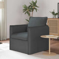 vidaXL Sofa Ciemnoszary 75 x 82 x 85 cm tkanina