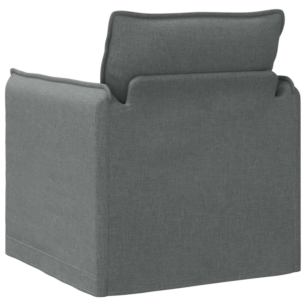 vidaXL Sofa Ciemnoszary 75 x 82 x 85 cm tkanina