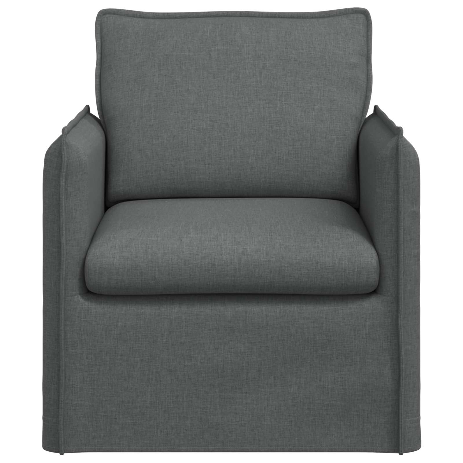 vidaXL Sofa Ciemnoszary 75 x 82 x 85 cm tkanina