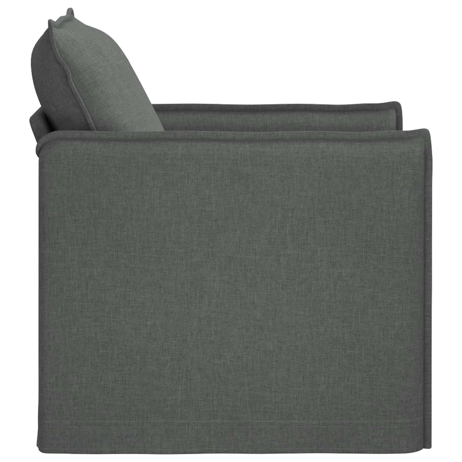 vidaXL Sofa Ciemnoszary 75 x 82 x 85 cm tkanina