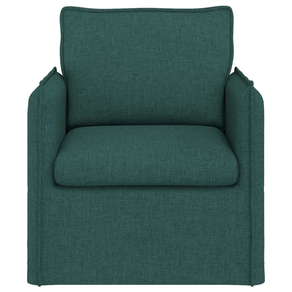 vidaXL Sofa Ciemna zieleń 75 x 82 x 85 cm tkanina