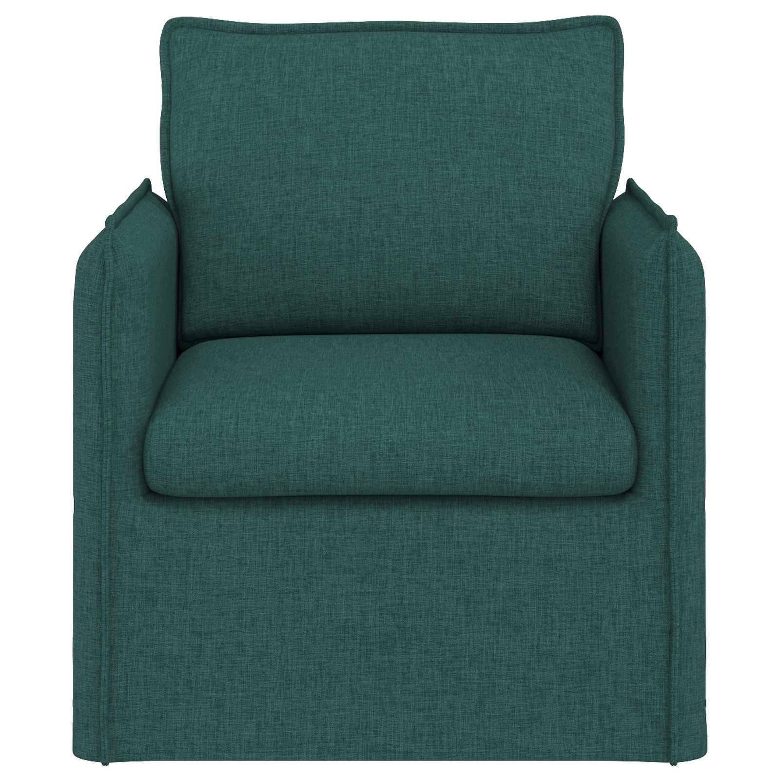 vidaXL Sofa Ciemna zieleń 75 x 82 x 85 cm tkanina