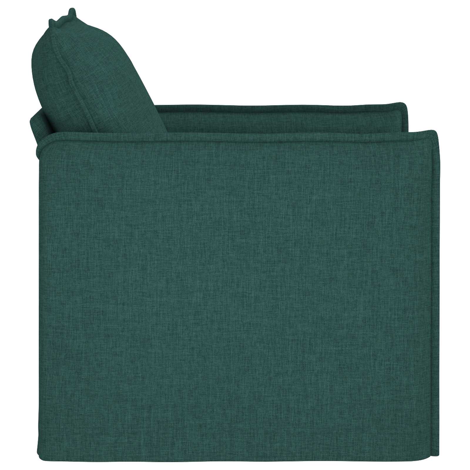 vidaXL Sofa Ciemna zieleń 75 x 82 x 85 cm tkanina