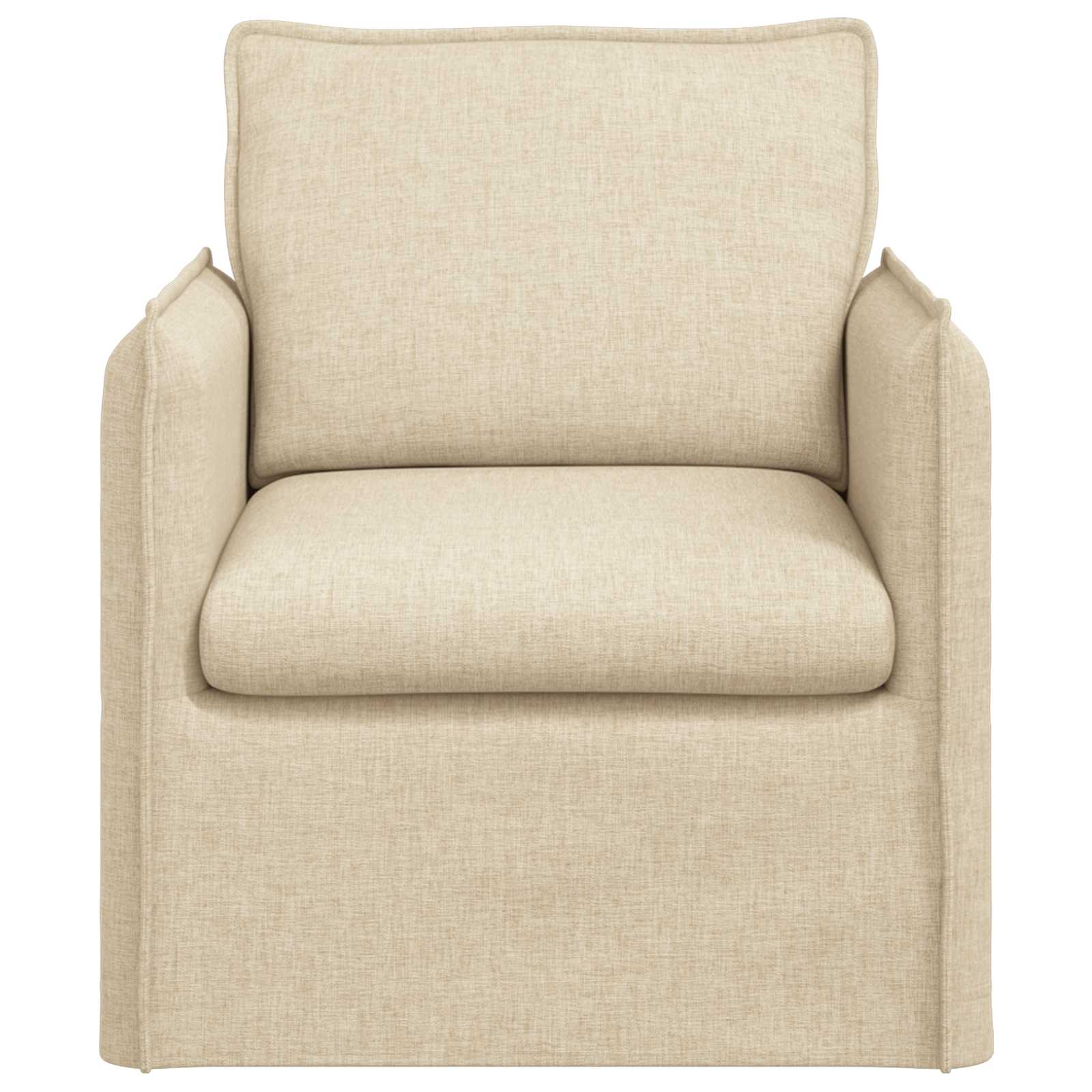 vidaXL Sofa Kremowy 75 x 82 x 85 cm tkanina