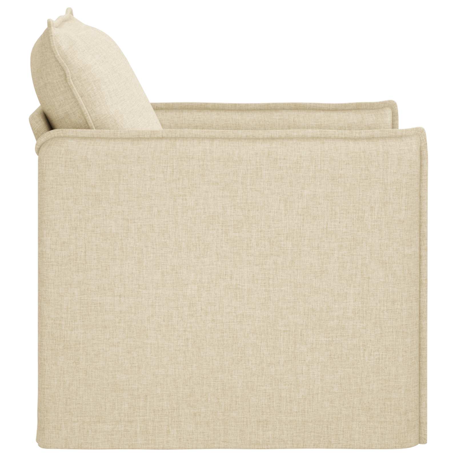 vidaXL Sofa Kremowy 75 x 82 x 85 cm tkanina