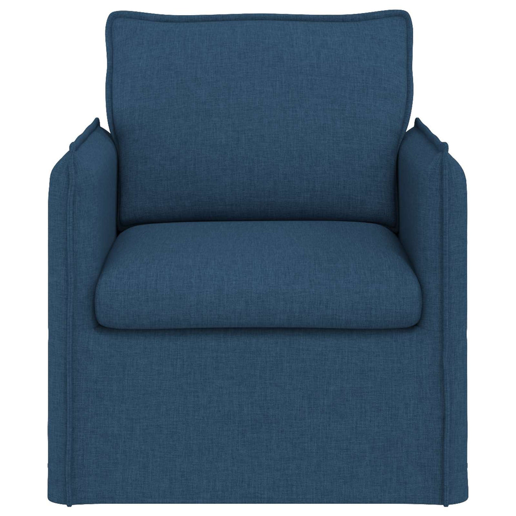 vidaXL Sofa Niebieski 75 x 82 x 85 cm tkanina