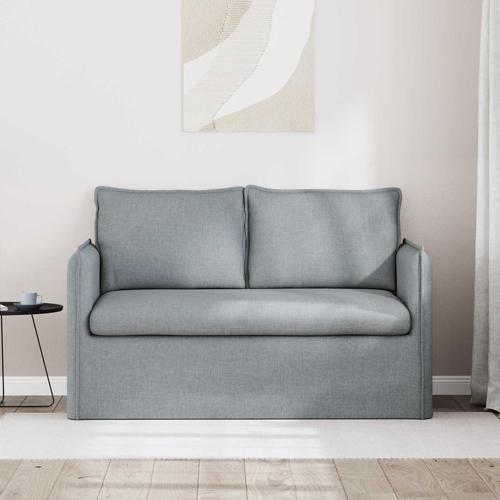 vidaXL Sofa Jasnoszary 136 x 82 x 85 cm tkanina
