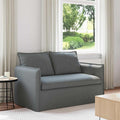 vidaXL Sofa Ciemnoszary 136 x 82 x 85 cm tkanina