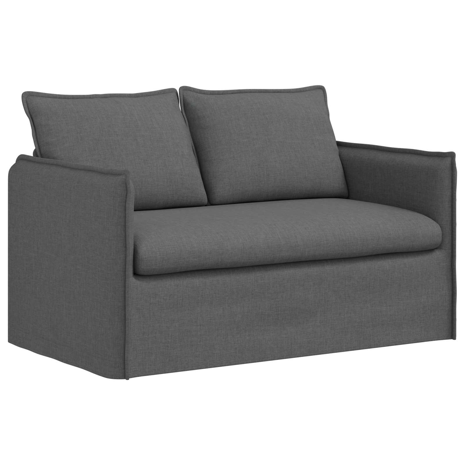 vidaXL Sofa Ciemnoszary 136 x 82 x 85 cm tkanina
