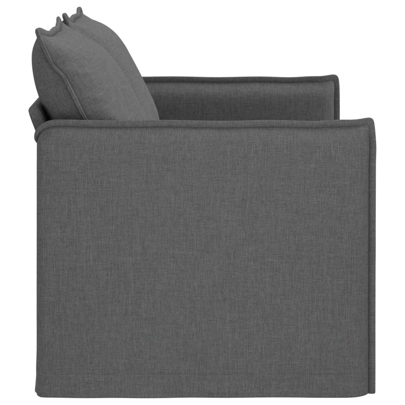 vidaXL Sofa Ciemnoszary 136 x 82 x 85 cm tkanina