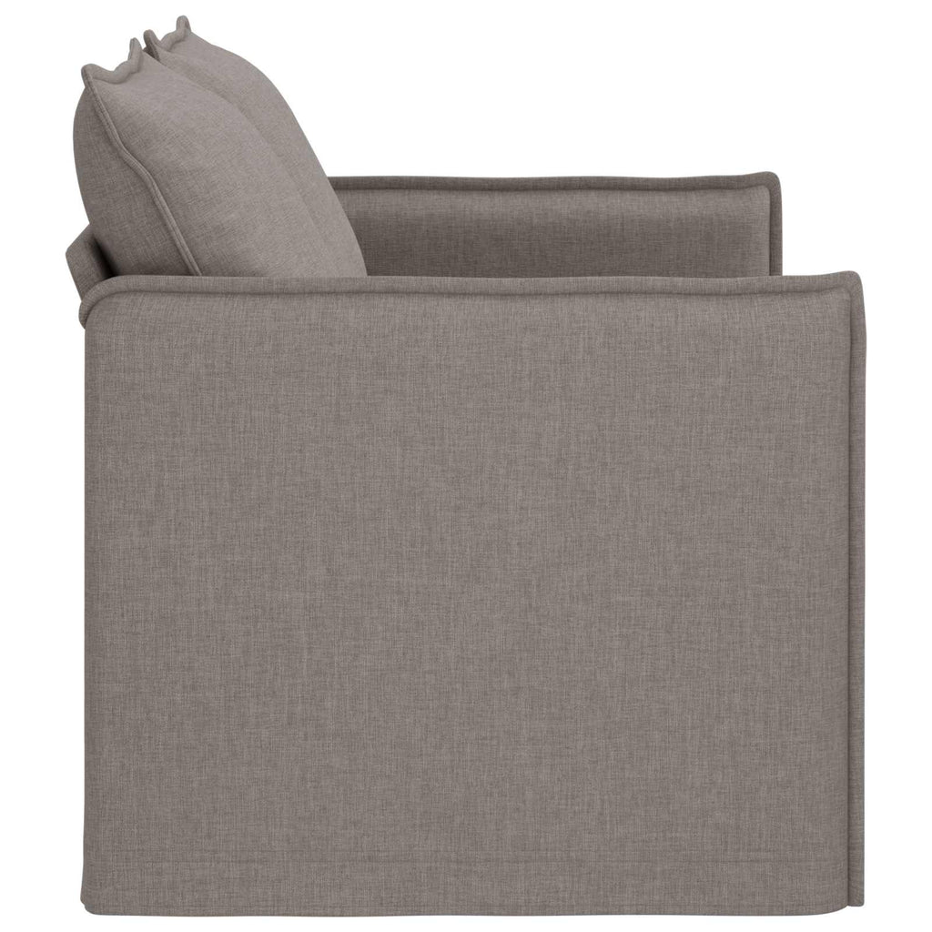 vidaXL Sofa Ciemnoszary 136 x 82 x 85 cm tkanina