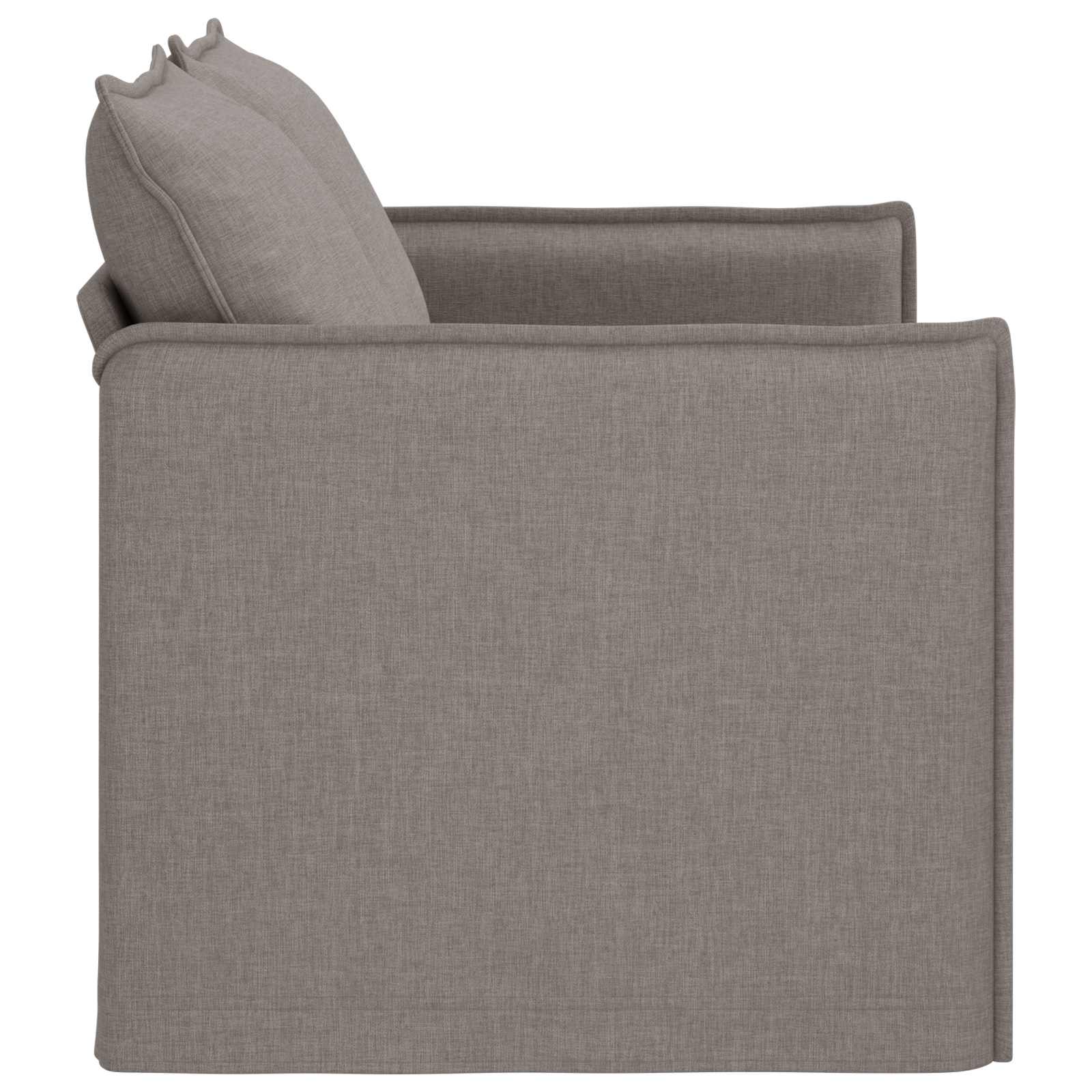 vidaXL Sofa Ciemnoszary 136 x 82 x 85 cm tkanina