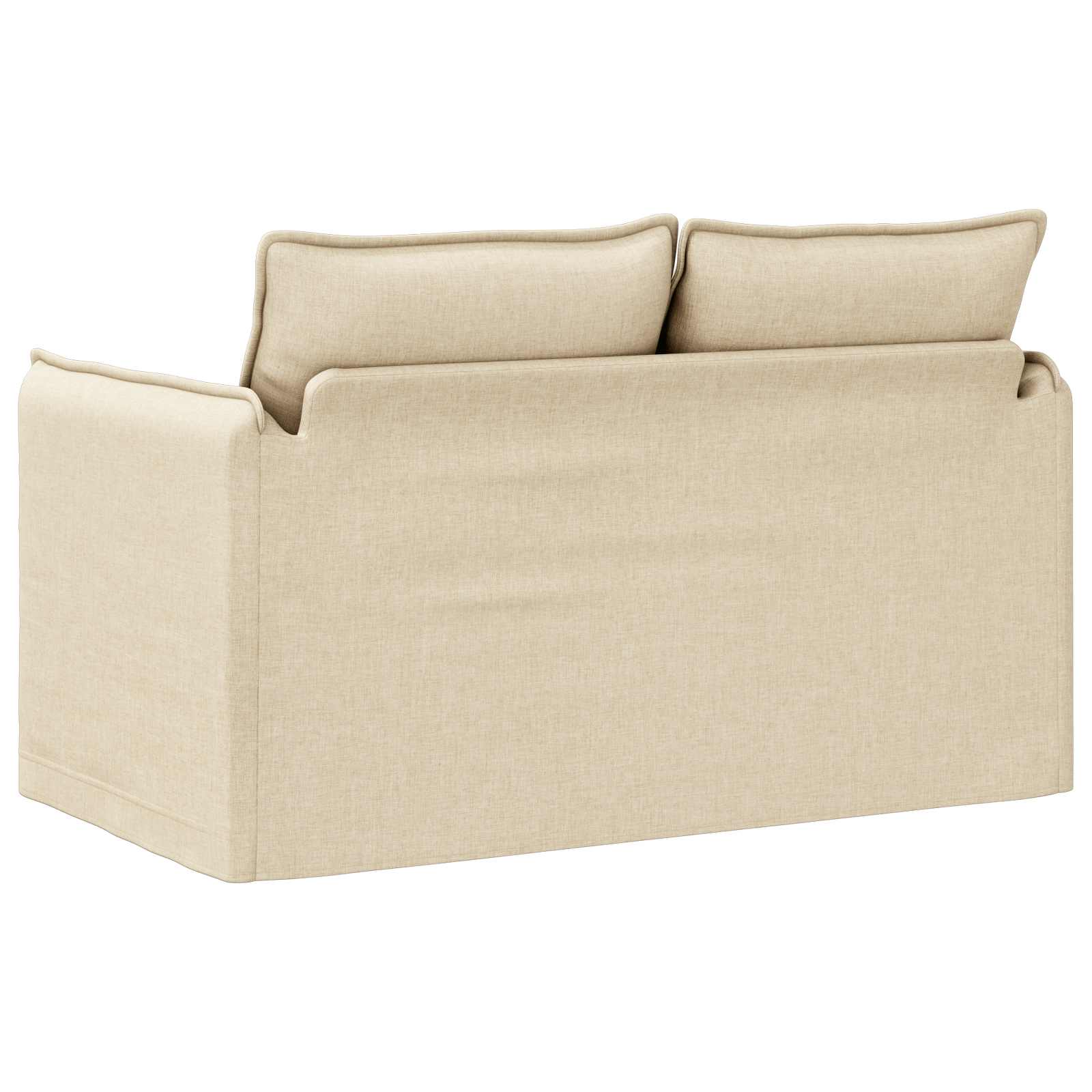 vidaXL Sofa Kremowy 136 x 82 x 85 cm tkanina