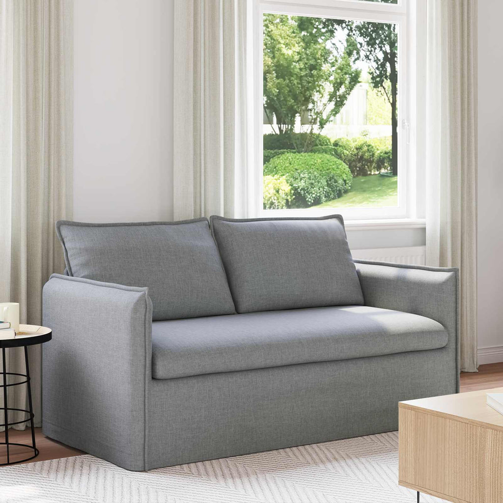 vidaXL Sofa Jasnoszary 156 x 82 x 85 cm tkanina