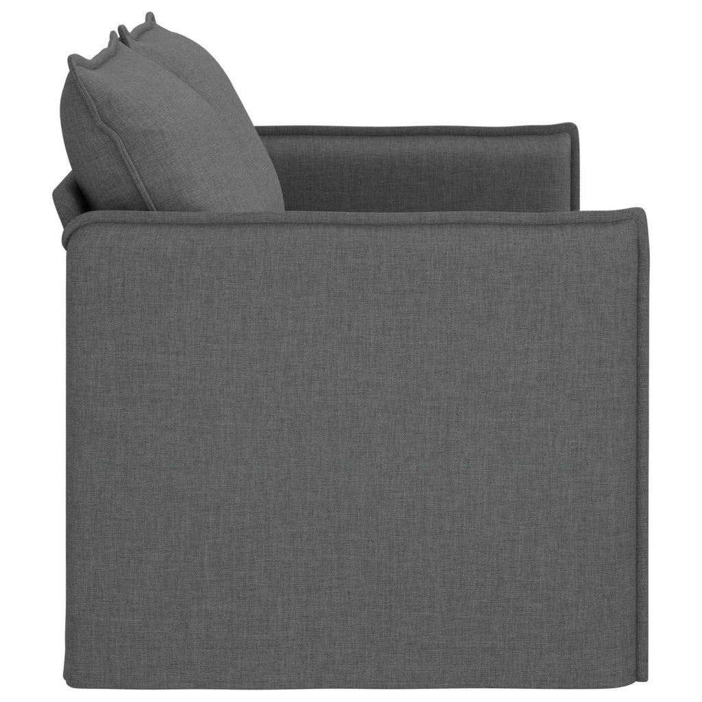 vidaXL Sofa Ciemnoszary 156 x 82 x 85 cm tkanina
