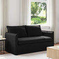 vidaXL Sofa Czarny 156 x 82 x 85 cm tkanina