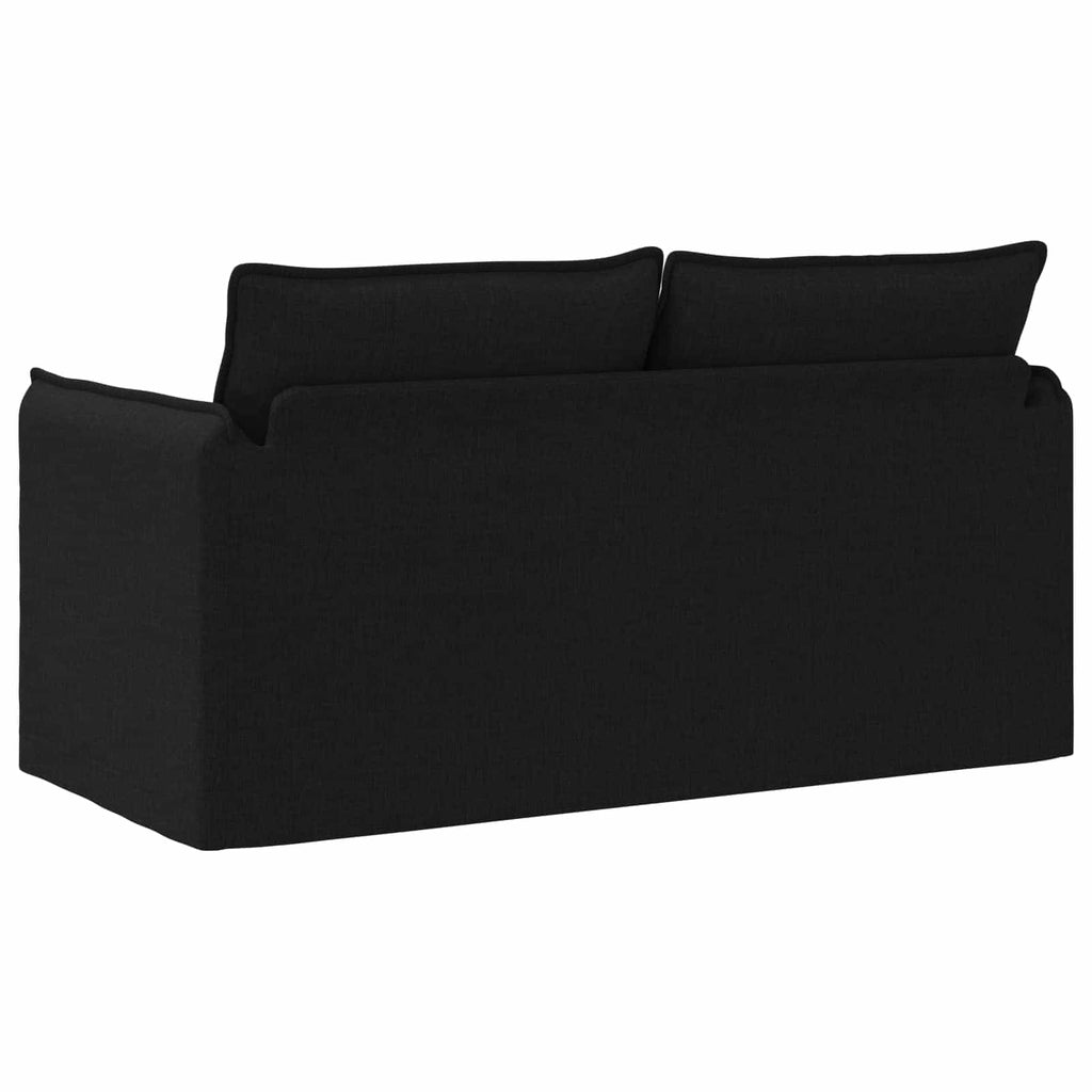 vidaXL Sofa Czarny 156 x 82 x 85 cm tkanina