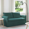 vidaXL Sofa Ciemna zieleń 156 x 82 x 85 cm tkanina