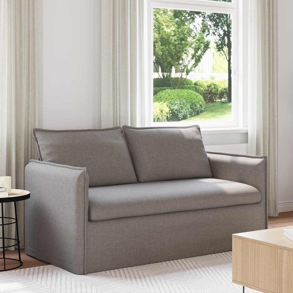 vidaXL Sofa Ciemnoszary 156 x 82 x 85 cm tkanina