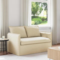 vidaXL Sofa Kremowy 156 x 82 x 85 cm tkanina