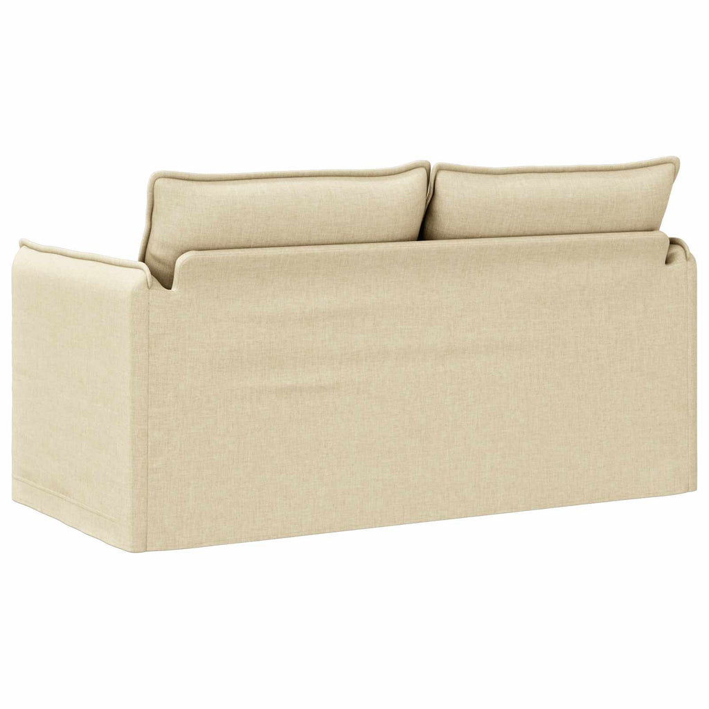 vidaXL Sofa Kremowy 156 x 82 x 85 cm tkanina