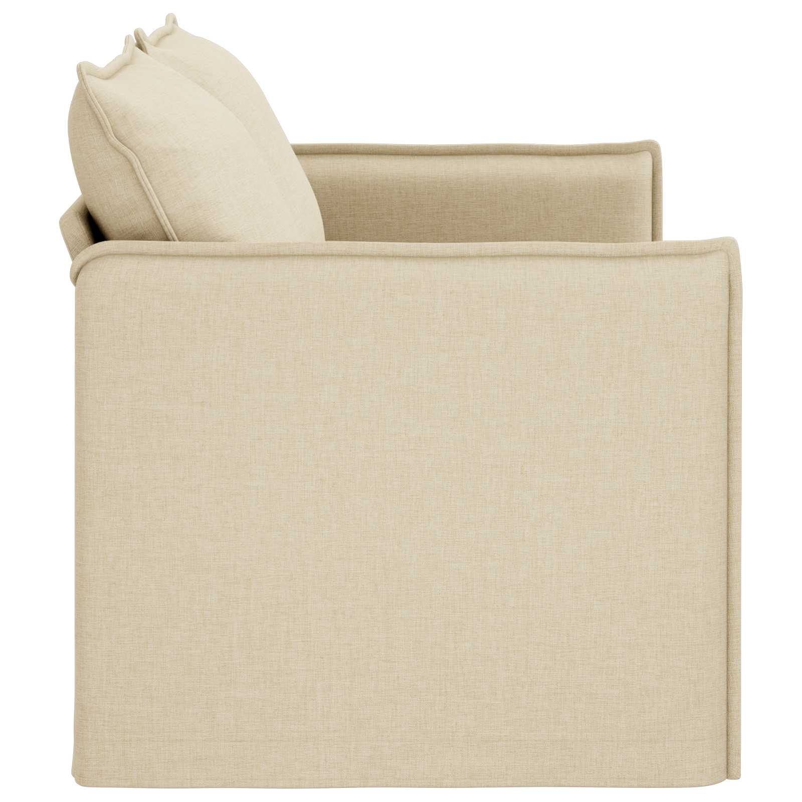 vidaXL Sofa Kremowy 156 x 82 x 85 cm tkanina