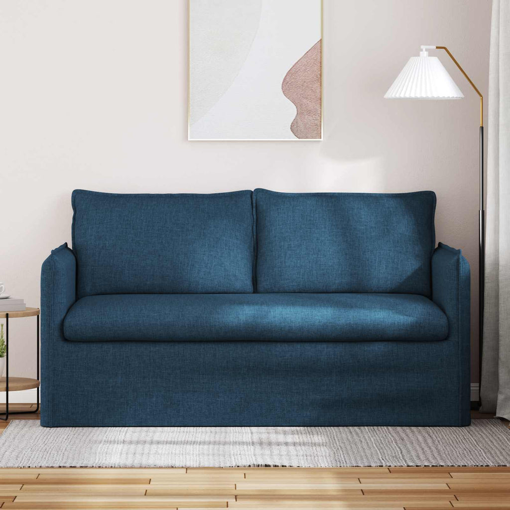 vidaXL Sofa Niebieski 156 x 82 x 85 cm tkanina