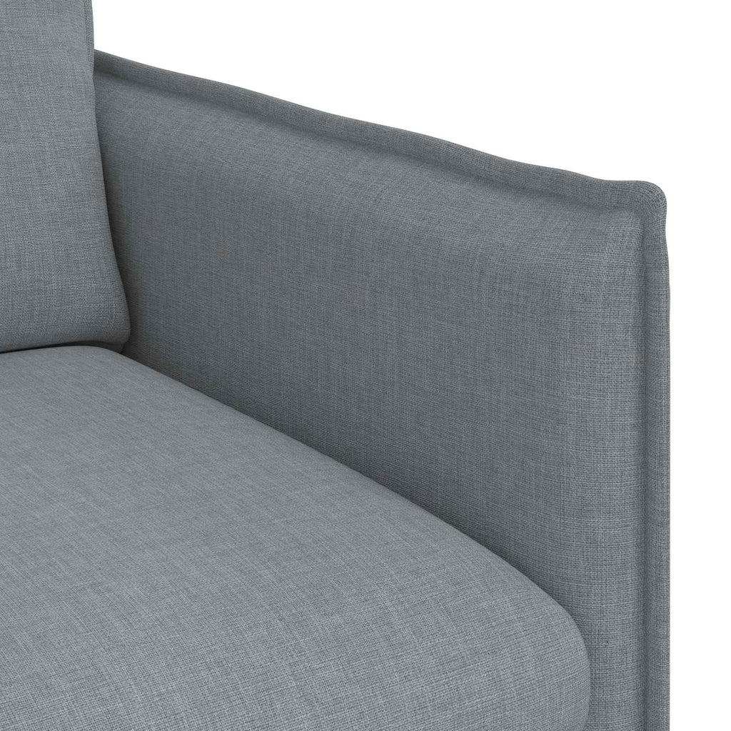 vidaXL Sofa Jasnoszary 196 x 82 x 85 cm tkanina