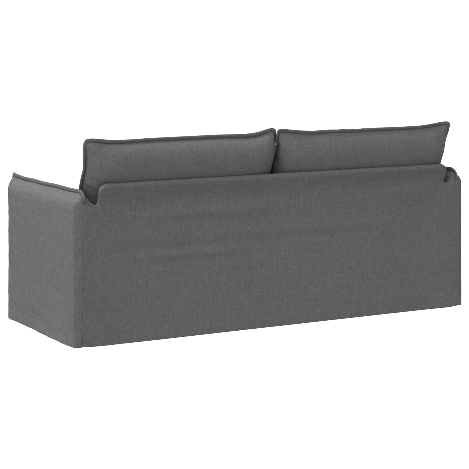vidaXL Sofa Ciemnoszary 196 x 82 x 85 cm tkanina